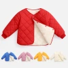 New autumn and winter children's cotton-padded jackets with fleece inner linings, thick cotton-padded jackets for boys, girls, babies and small children, and infant coats Application Scenario